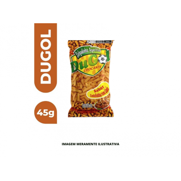 SALGADINHO APERITIVO - DUGOL - 45g COSTELINHA LIMAO - FD51